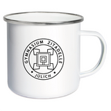 Gymnasium Zitadelle Emaille Tasse