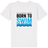 Orcas Kid's T-Shirt "Born To Swim"